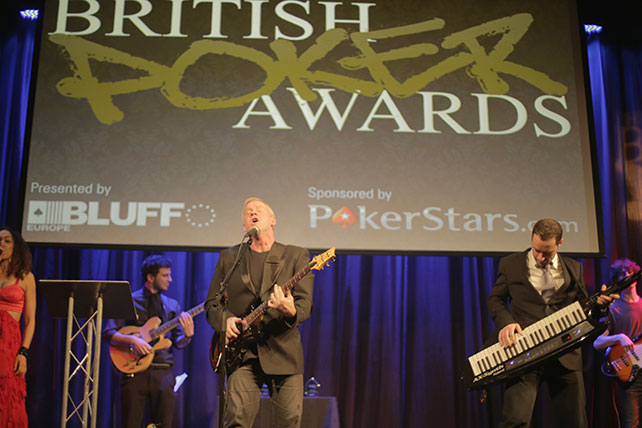 British Poker Awards ceremony