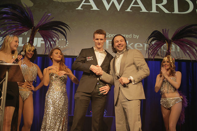 British Poker Awards ceremony