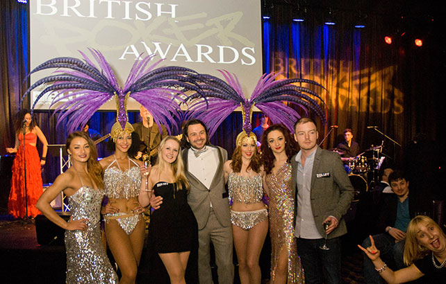 British Poker Awards ceremony